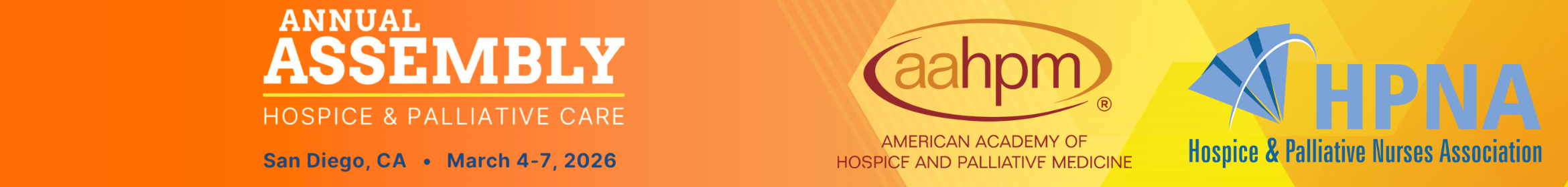 2026 Annual Assembly of Hospice & Palliative Care Main banner